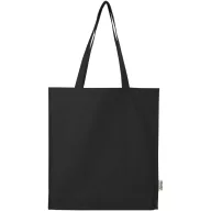   Sacosa de cumparaturi, Everestus, 2610E19014, 38x42x9 cm, Bumbac, Negru