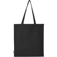   Sacosa de cumparaturi, Everestus, 2610E19014, 38x42x9 cm, Bumbac, Negru
