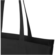   Sacosa de cumparaturi, Everestus, 2610E19014, 38x42x9 cm, Bumbac, Negru