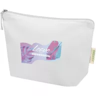   Geanta cosmetice, Everestus, 2601E13070, 24x17x6 cm, Bumbac, Alb