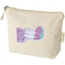 Geanta cosmetice, Everestus, 2601E13071, 24x17x6 cm, Bumbac, Natur