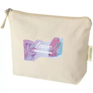   Geanta cosmetice, Everestus, 2601E13071, 24x17x6 cm, Bumbac, Natur