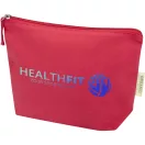 Geanta cosmetice, Everestus, 2601E13072, 24x17x6 cm, Bumbac, Rosu