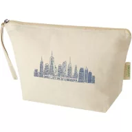   Geanta cosmetice, Everestus, 2601E13067, 29x18x16 cm, Bumbac, Natur