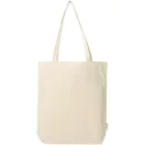 Sacosa de cumparaturi, Everestus, 2601E13080, 38x42x9 cm, Bumbac, Natur
