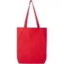 Sacosa de cumparaturi, Everestus, 2601E13081, 38x42x9 cm, Bumbac, Rosu