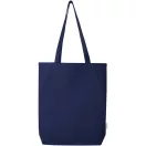 Sacosa de cumparaturi, Everestus, 2601E13083, 38x42x9 cm, Bumbac, Albastru Navy