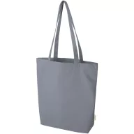   Sacosa de cumparaturi, Everestus, 2610E19019, 38x42x9 cm, Bumbac, Gri