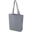 Sacosa de cumparaturi, Everestus, 2610E19019, 38x42x9 cm, Bumbac, Gri