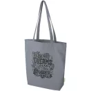 Sacosa de cumparaturi, Everestus, 2610E19019, 38x42x9 cm, Bumbac, Gri