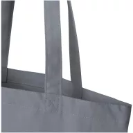   Sacosa de cumparaturi, Everestus, 2610E19019, 38x42x9 cm, Bumbac, Gri