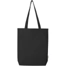 Sacosa de cumparaturi, Everestus, 2610E19018, 38x42x9 cm, Bumbac, Negru