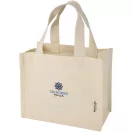 Sacosa de cumparaturi, Everestus, 2601E13042, 26x22x16 cm, Bumbac, Natur
