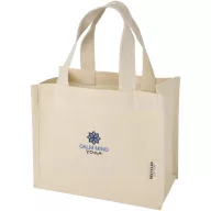   Sacosa de cumparaturi, Everestus, 2601E13042, 26x22x16 cm, Bumbac, Natur