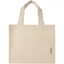 Sacosa de cumparaturi, Everestus, 2601E13042, 26x22x16 cm, Bumbac, Natur