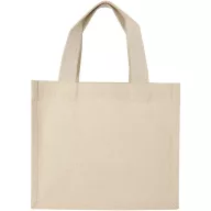   Sacosa de cumparaturi, Everestus, 2601E13042, 26x22x16 cm, Bumbac, Natur