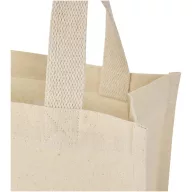   Sacosa de cumparaturi, Everestus, 2601E13042, 26x22x16 cm, Bumbac, Natur