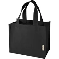   Sacosa de cumparaturi, Everestus, 2601E13043, 26x22x16 cm, Bumbac, Negru