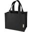 Sacosa de cumparaturi, Everestus, 2601E13043, 26x22x16 cm, Bumbac, Negru
