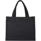 Sacosa de cumparaturi, Everestus, 2601E13043, 26x22x16 cm, Bumbac, Negru
