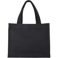   Sacosa de cumparaturi, Everestus, 2601E13043, 26x22x16 cm, Bumbac, Negru