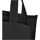 Sacosa de cumparaturi, Everestus, 2601E13043, 26x22x16 cm, Bumbac, Negru