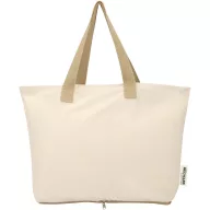   Sacosa de cumparaturi, Everestus, 2601E13215, 59x41 cm, Bumbac, Poliester, Natur