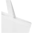 Sacosa de cumparaturi, Everestus, 2601E13145, 38x42 cm, Bumbac, Poliester, Alb