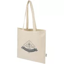 Sacosa de cumparaturi, Everestus, 2610E19038, 38x42 cm, Bumbac, Poliester, Natur