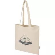   Sacosa de cumparaturi, Everestus, 2610E19038, 38x42 cm, Bumbac, Poliester, Natur