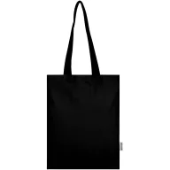   Sacosa de cumparaturi, Everestus, 2610E19039, 38x42 cm, Bumbac, Poliester, Negru