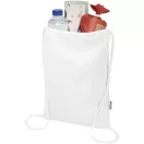 Saculet cu snur, Everestus, 2601E13146, 33x44 cm, Bumbac, Poliester, Alb
