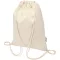 Saculet cu snur, Everestus, 2601E13147, 33x44 cm, Bumbac, Poliester, Natur