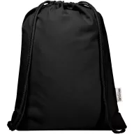   Saculet rucsac cu snur, Everestus, 2610E17938, 33x44 cm, Bumbac, Poliester, Negru