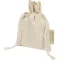 Saculet cu snur, Everestus, 2601E13054, 15x10 cm, Bumbac, Natur