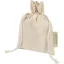 Saculet cu snur, Everestus, 2601E13054, 15x10 cm, Bumbac, Natur