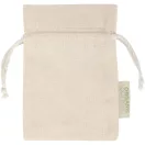 Saculet cu snur, Everestus, 2601E13054, 15x10 cm, Bumbac, Natur