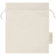   Saculet cu snur, Everestus, 2601E13055, 30x25 cm, Bumbac, Natur
