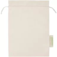   Saculet cu snur, Everestus, 2601E13056, 42x30 cm, Bumbac, Natur