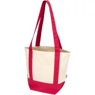   Sacosa de cumparaturi, Everestus, 2601E13209, 33x28x15 cm, Bumbac, Rosu