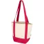 Sacosa de cumparaturi, Everestus, 2601E13209, 33x28x15 cm, Bumbac, Rosu