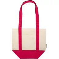   Sacosa de cumparaturi, Everestus, 2601E13209, 33x28x15 cm, Bumbac, Rosu