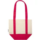 Sacosa de cumparaturi, Everestus, 2601E13209, 33x28x15 cm, Bumbac, Rosu