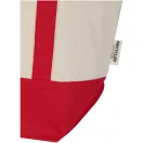 Sacosa de cumparaturi, Everestus, 2601E13209, 33x28x15 cm, Bumbac, Rosu