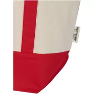   Sacosa de cumparaturi, Everestus, 2601E13209, 33x28x15 cm, Bumbac, Rosu