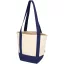 Sacosa de cumparaturi, Everestus, 2601E13210, 33x28x15 cm, Bumbac, Albastru Navy