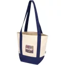 Sacosa de cumparaturi, Everestus, 2601E13210, 33x28x15 cm, Bumbac, Albastru Navy