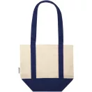 Sacosa de cumparaturi, Everestus, 2601E13210, 33x28x15 cm, Bumbac, Albastru Navy