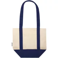   Sacosa de cumparaturi, Everestus, 2601E13210, 33x28x15 cm, Bumbac, Albastru Navy