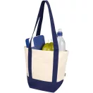 Sacosa de cumparaturi, Everestus, 2601E13210, 33x28x15 cm, Bumbac, Albastru Navy